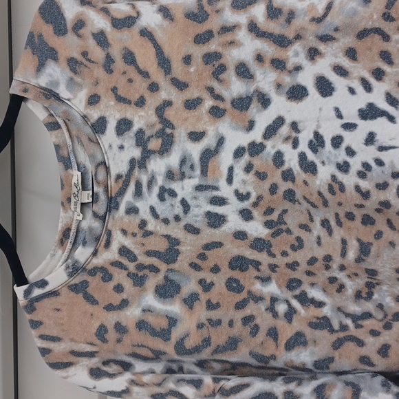 3 for $10 Express Animal Print Cropped Sweatshirt - Picture 2 of 7